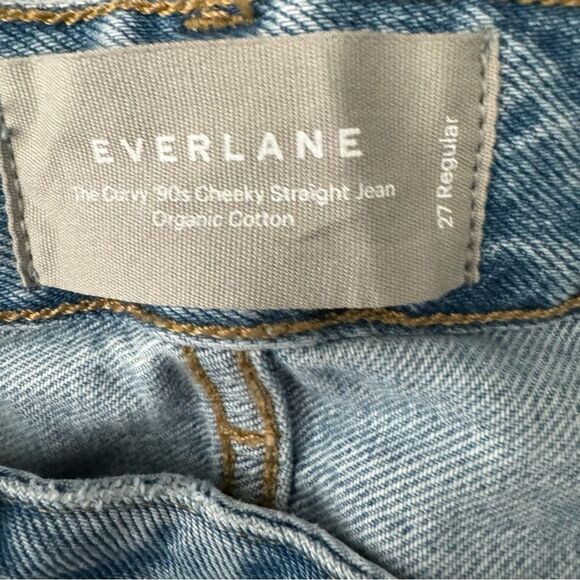 Everlane the curvy 90s cheeky straight jeans size 27 - Picture 5 of 8